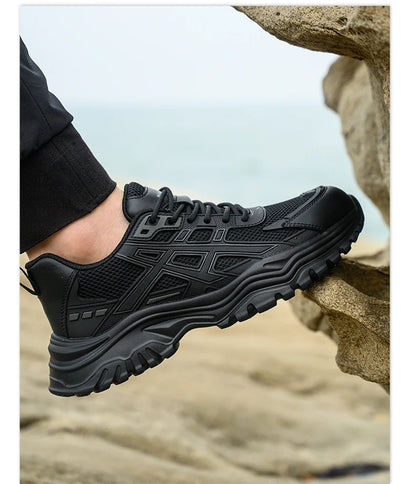 Stompies Lace-Up Safety Boots
