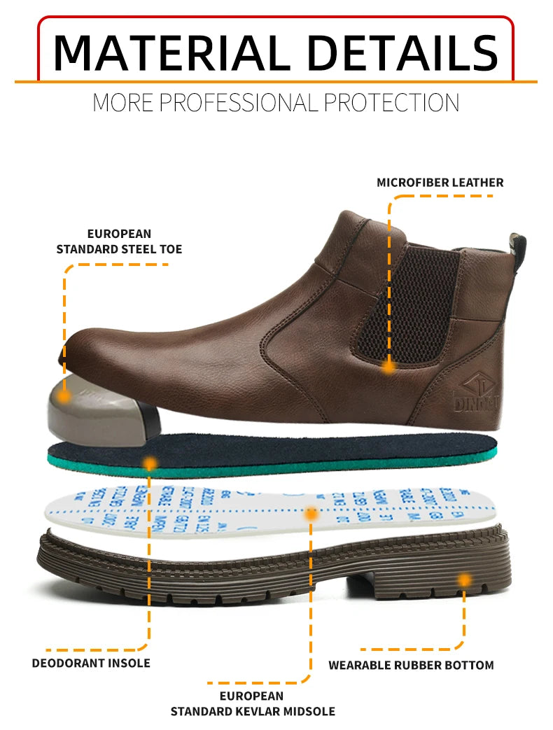 Chelsea Style Work Safety Boots