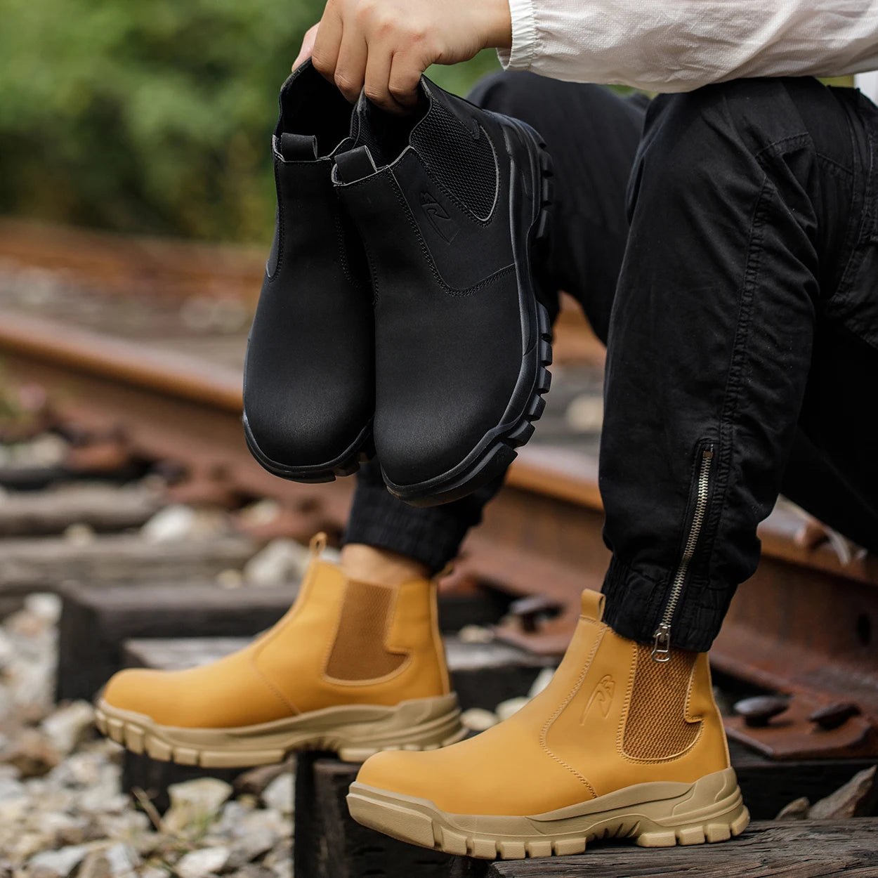 StompiesTough Tradie Safety Boots