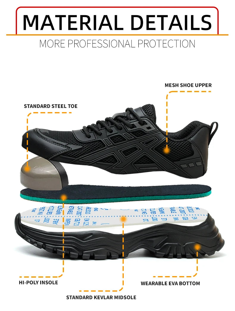 Stompies Lace-Up Safety Boots