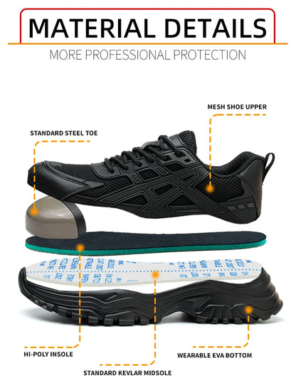 Stompies Lace-Up Safety Boots